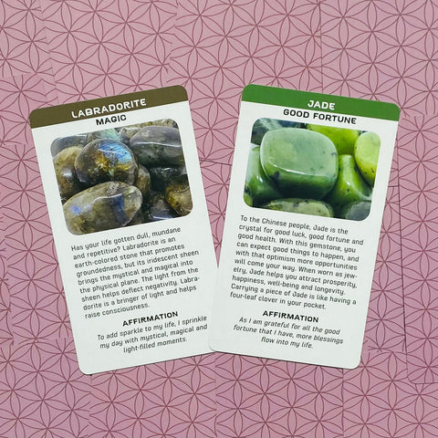 Crystal Message Cards Oracle Deck 70-Card Affirmation Guide by US Games