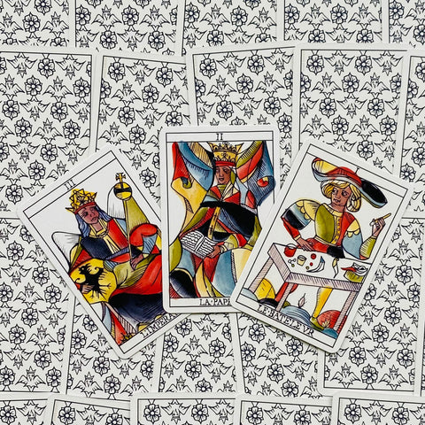 Playing Marseille Tarot Deck by Ryan Edward 78 Cards US Games Systems