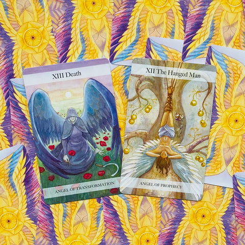 The Angel Tarot Cards & Illustrated Book Cico Books By Jayne Wallace Heaven NEW