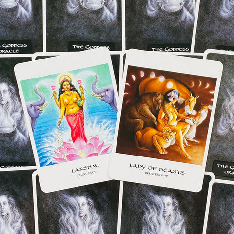The Goddess Oracle Cards Deck & Guidebook Set by US Games Systems