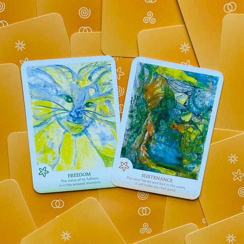 Findhorn Spirit Oracle Cards Findhorn Press Swan Treasure Esoteric Spiritual NEW