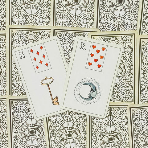 Maybe Lenormand Oracle Deck by Ryan Edward 52 Cards US Games Divination