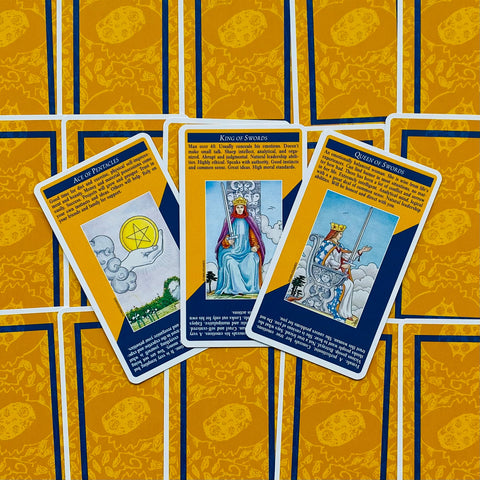 Quick & Easy Tarot Deck 78 Cards with Meanings, Beginner Set US Games