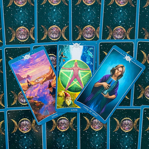 Book of Shadows Tarot 2 Deck & Guidebook Set by Lo Scarabeo Wicca