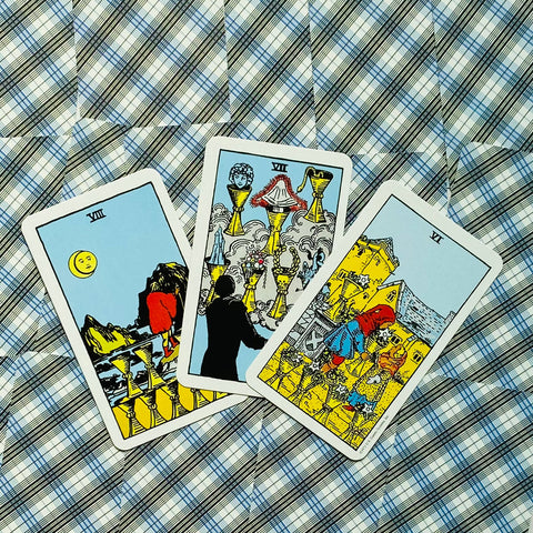 Miniature Rider-Waite Tarot Deck 78 Cards US Games English Guidebook
