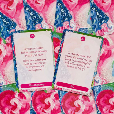Heart Songs Inspirational Cards Pink Deck Lena Matheas Animal Dreaming Ad15