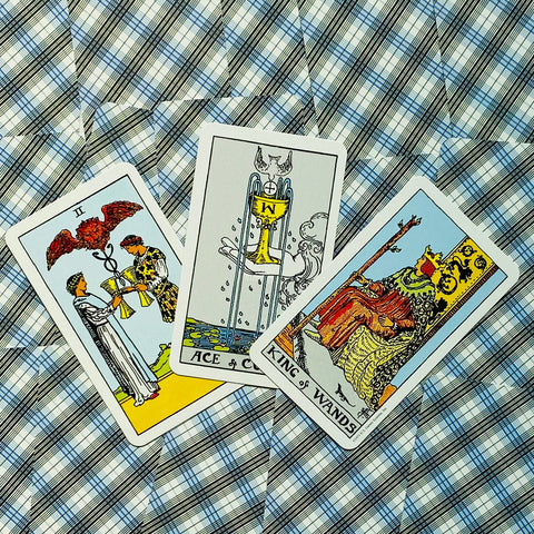 Miniature Rider-Waite Tarot Deck 78 Cards US Games English Guidebook