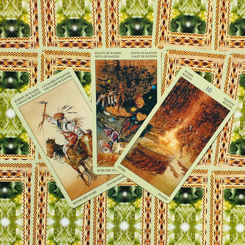 Native American Tarot Deck by Lo Scarabeo 78 Cards with Guidebook