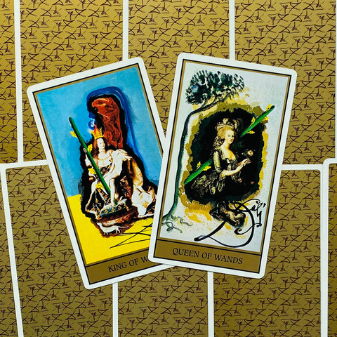 Salvador Dali Tarot Universal: Gold Edition Hardcover Cold Cut J. Fiebig Agm NEW