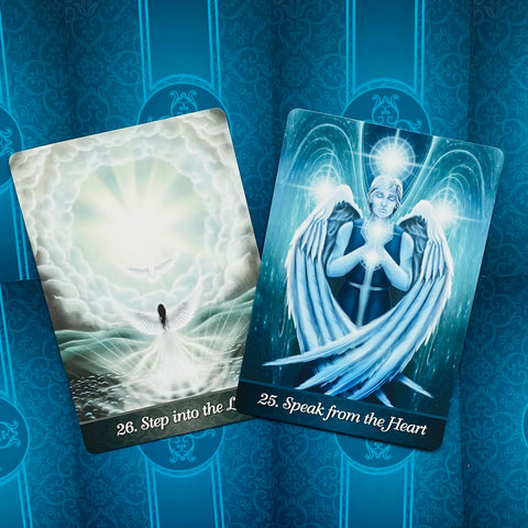 Angel Inspiration Oracle Deck by Kim Dreyer, 44 Cards, US Games Systems