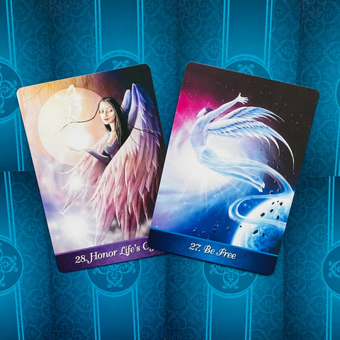 Angel Inspiration Oracle Deck by Kim Dreyer, 44 Cards, US Games Systems