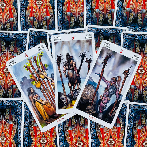 Celtic Tarot Card Deck Lo Scarabeo 78 Cards with Guidebook New