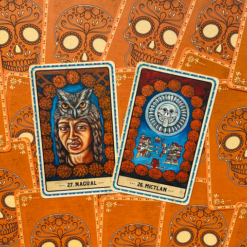 Dia De Los Muertos Oracle Cards Deck Blue Angel By Kelly Sullivan Walden NEW