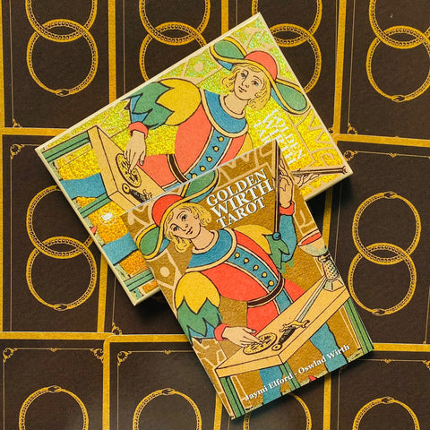 Golden Wirth Tarot Grand Trumps 22 Card Deck Gold Foil Lo Scarabeo