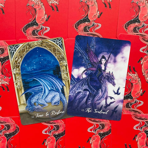 Foxfire: The Kitsune Oracle Cards Deck Lucy Cavendish Blue Angel