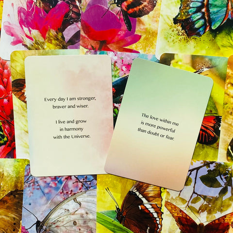 Butterfly Affirmations Deck Cards Esoteric Alana Fairchild Blue Angel Ba44