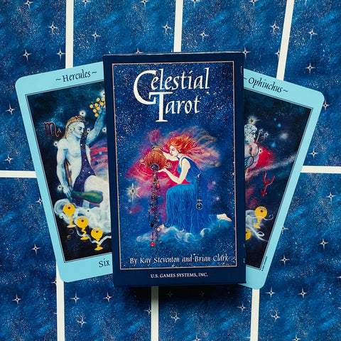 Celestial Tarot Deck Cards Mystic Cosmic Esoteric Telling Astrology US Games NEW
