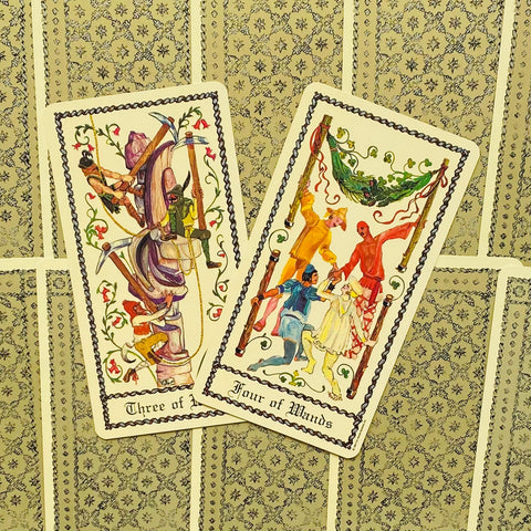 Medieval Scapini Tarot Deck by Luigi Scapini 78 Cards Gold US Games