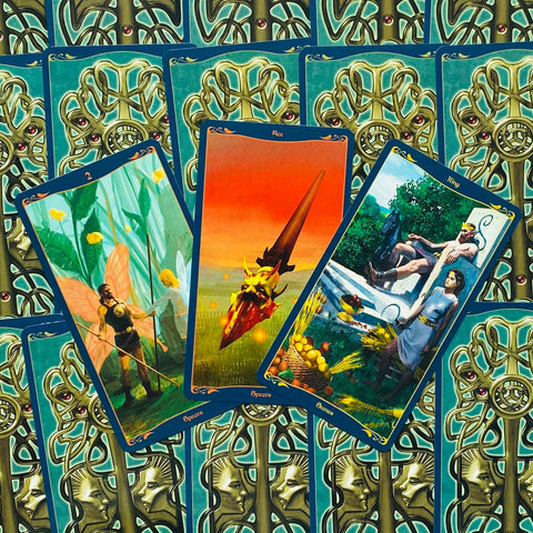 Tarot of the Celtic Fairies Deck by Lo Scarabeo, 78 Cards & Guidebook