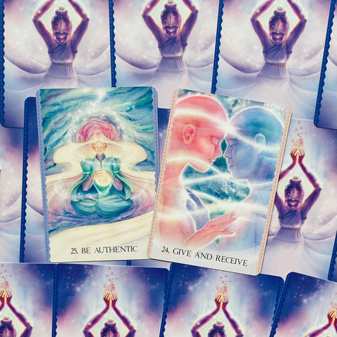 Cosmic Dancer Oracle Cards Deck by Sedona & Tess Blue Angel 44-Card Set