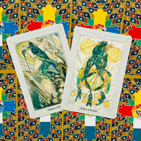 Thoth Tarot Cards De Luxe Aleister Crowley By Frieda Harris Art Agm 1067012377