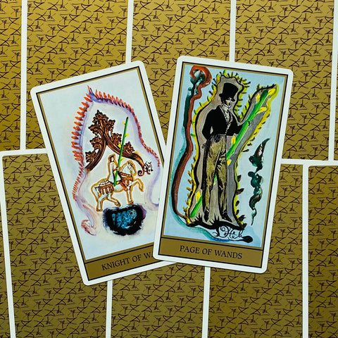 Salvador Dali Tarot Universal: Gold Edition Hardcover Cold Cut J. Fiebig Agm NEW