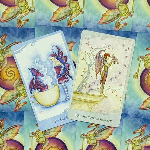 For the Love of Dragons Oracle Deck & Guidebook by Amy Brown US Games