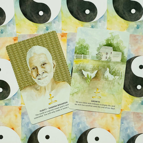 Nature Quest Oracle Deck Taoist Wisdom 50 Cards & Guidebook US Games