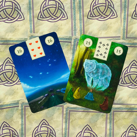 Pagan Lenormand Oracle Cards Deck by Lo Scarabeo with Guidebook