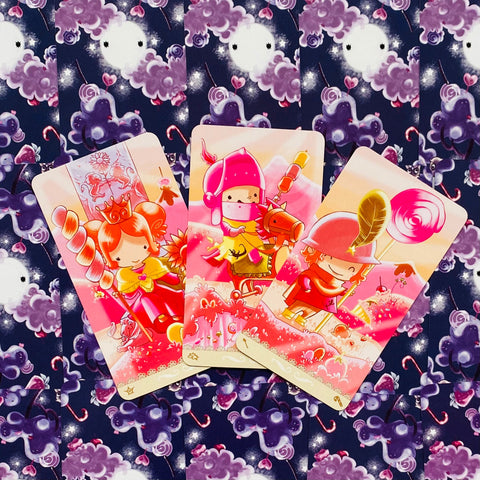 Happy Tarot 78-Card Deck by Lo Scarabeo with Guidebook for Divination