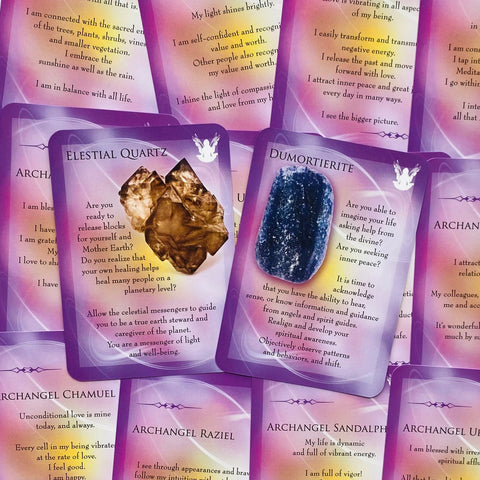 Archangels & Gemstone Guardians Cards Deck Findhorn Esoteric Affirmation NEW