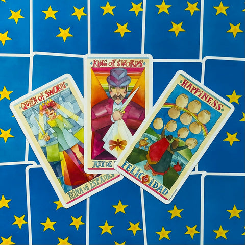 Napo Tarot Deck 78 Cards by US Games Systems Bilingual Spanish English