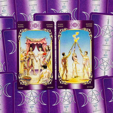 Sensual Wicca Tarot Deck Cards Esoteric Fortune Telling Lo Scarabeo NEW
