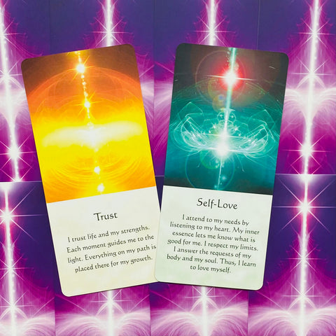 Healing Energy Oracle Cards Deck by Mario Duguay Blue Angel 54 Card Set