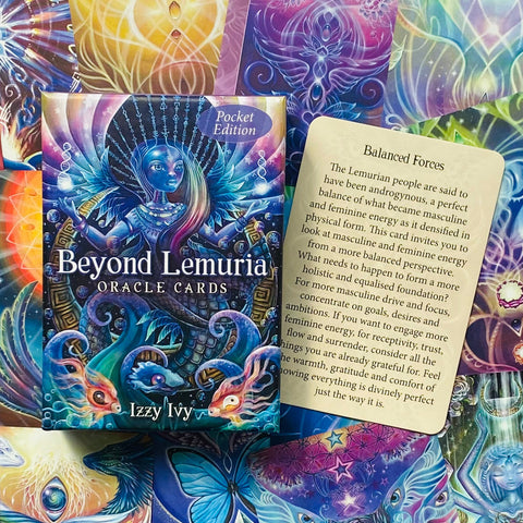 Beyond Lemuria Oracle Cards Pocket Edition Izzy Ivy Wisdom For Our Ancient NEW