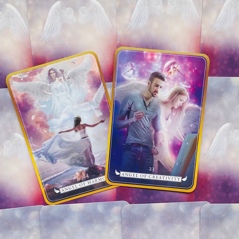 Angel Reading Cards Deck Debbie Malone Esoteric Telling US Games Systems Arc36
