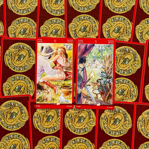 Tarot Of Sexual Magic Deck Cards Tuan Esoteric Fortune Telling Lo Scarabeo NEW