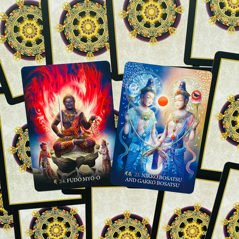 Esoteric Buddhism of Japan 44-Card Oracle Deck Okuda Blue Angel