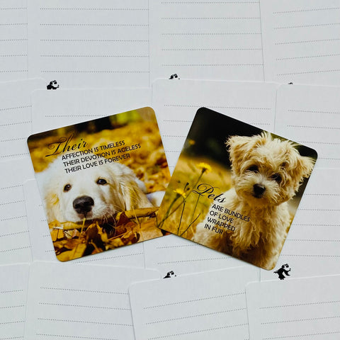 Pup Notes Dog Inspiration Cards Deck by U.S. Games Systems, 60 Cards