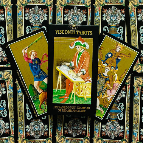Visconti Tarot Deck Cards Esoteric Fortune Telling Lo Scarabeo NEW