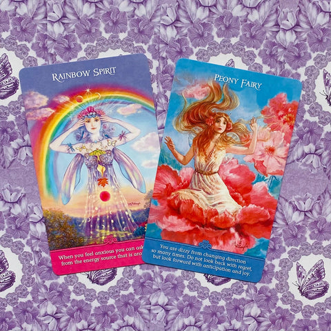 Inspirational Wisdom from Angels & Fairies Oracle Card Deck US Games