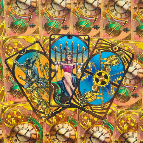 Steampunk Art Nouveau Tarot Cards Deck Lo Scarabeo By Luca Strati Modern NEW