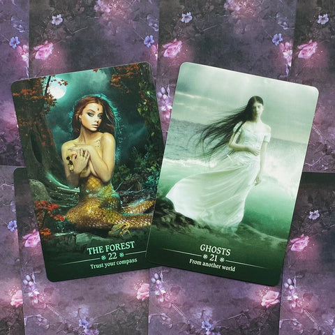 Dark Light Oracle Cards Deck by Alexandra V. Bach & Carole, US Games