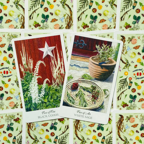 Herbcrafter's Tarot 78-Card Deck & Guidebook Set by US Games Systems