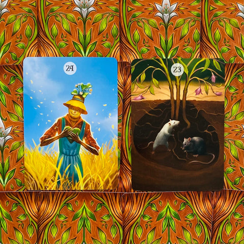 Herbs & Plants Lenormand Oracle Deck by Lo Scarabeo Tarot Cards