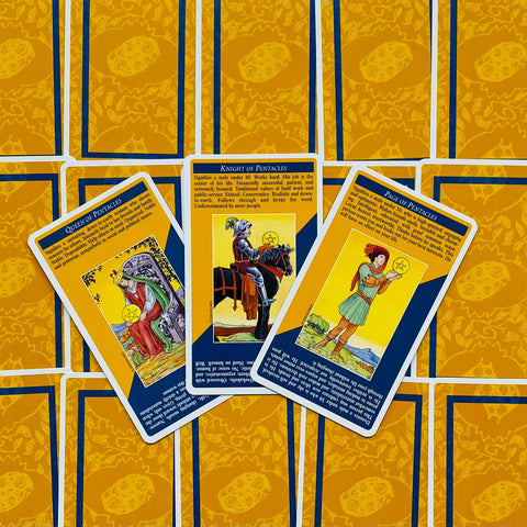 Quick & Easy Tarot Deck 78 Cards with Meanings, Beginner Set US Games