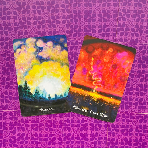 Universal Love Healing Oracle Cards Special 20Th Anniversary Edition Blue Angel