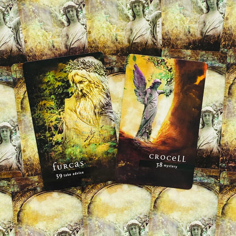 Fallen Angel Oracle Cards Deck And Book Cico Books Esoteric Nigel Suckling NEW