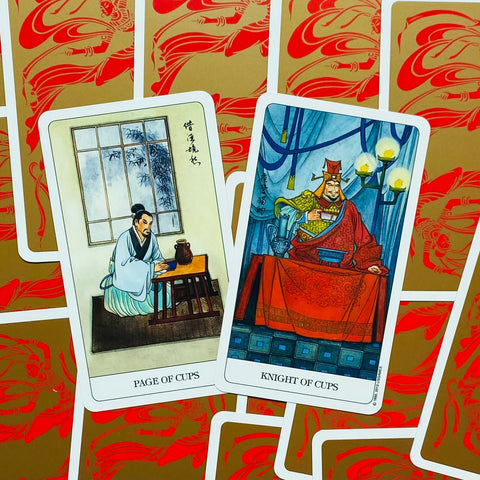Chinese Tarot Deck by Jui Guoliang 78 Cards US Games w/ Guidebook