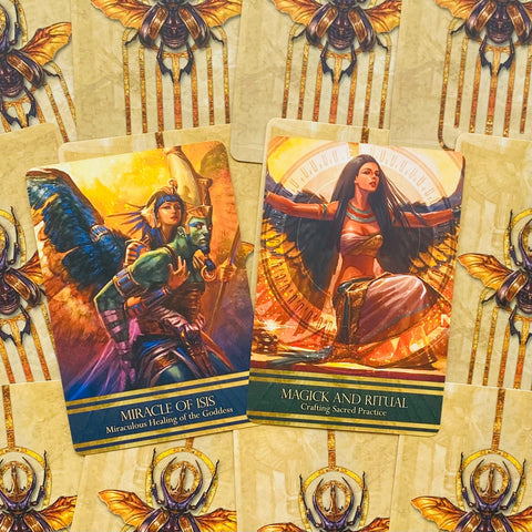 Isis Oracle Cards Deck Alana Fairchild Esoteric Telling Blue Angel NEW